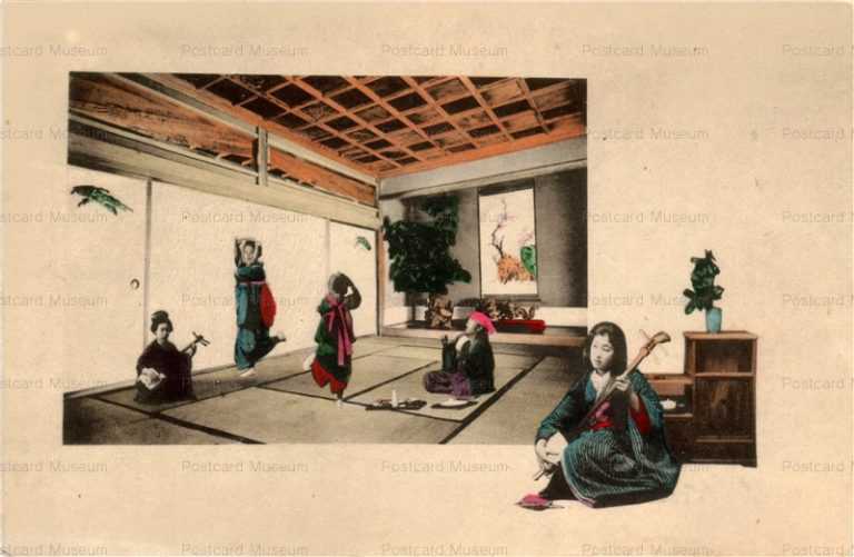 bz311-三味線　踊り